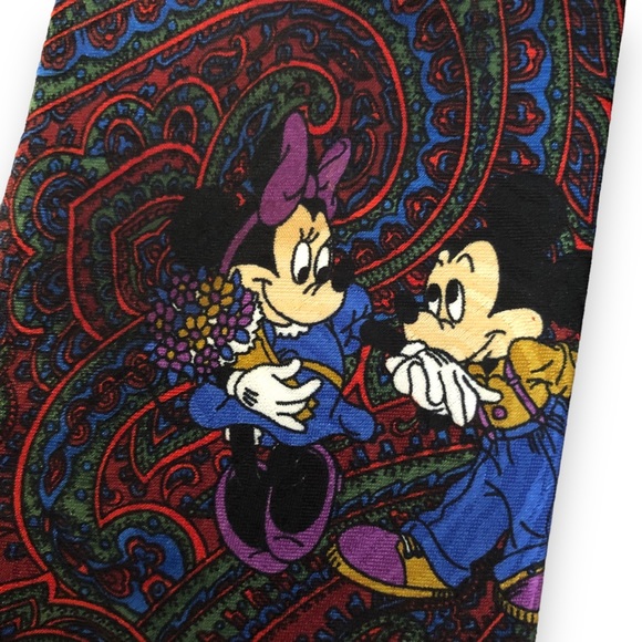 Disney Mickey Mouse Vintage Paisley Tie - Picture 3 of 8